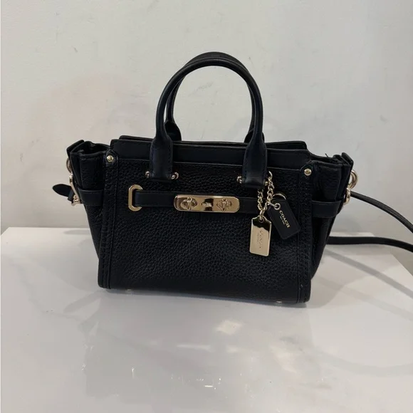 Coach Swagger 20 Mini Pebbled Leather Crossbody - Picture 2 of 14